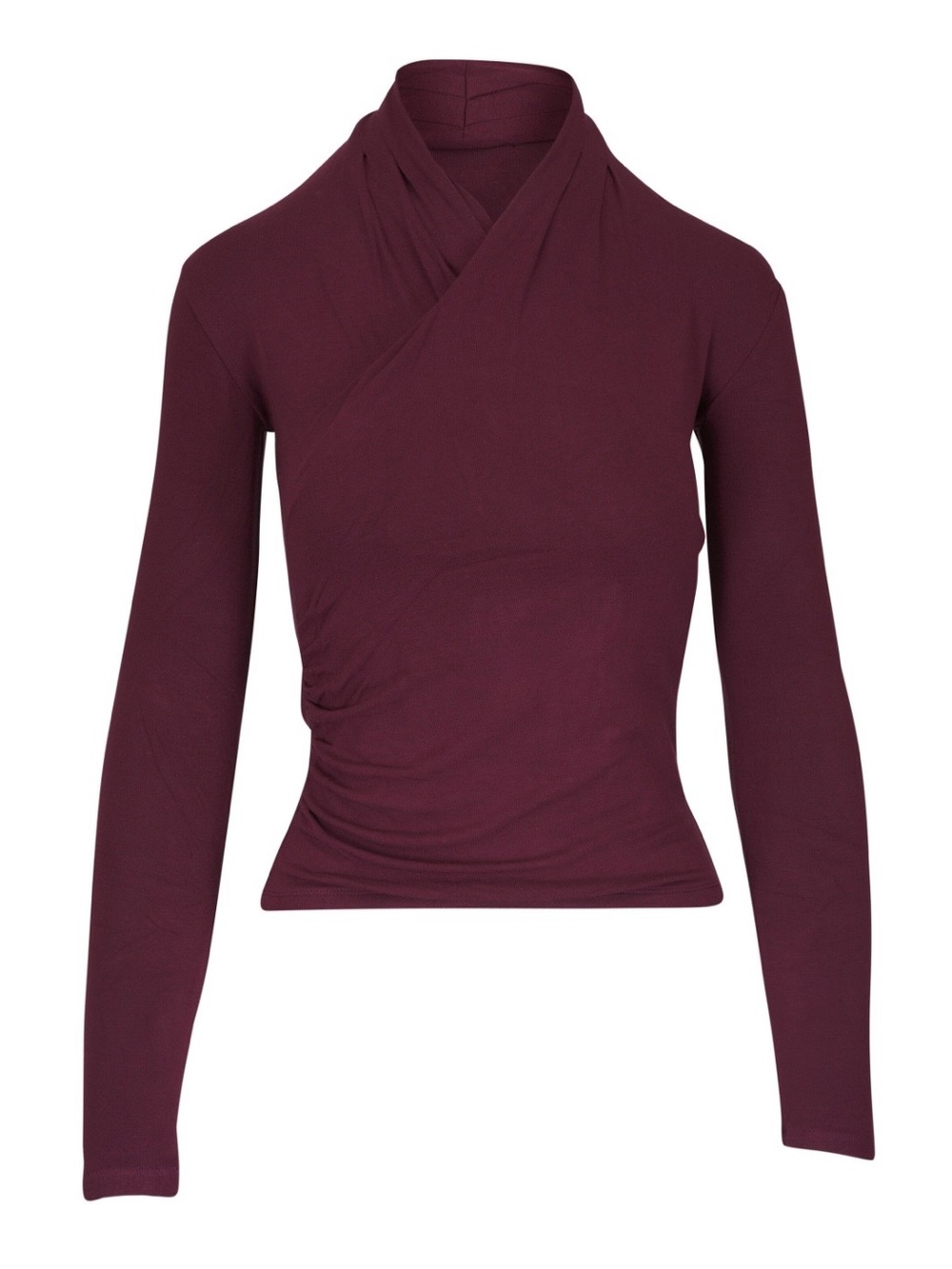 Vince - Fixed Wrap Long-Sleeve Top - NWT - Size S